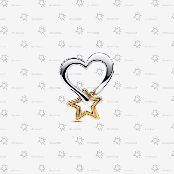 Pandora Lucky Star & Heart Charm - Picture 2 of 6